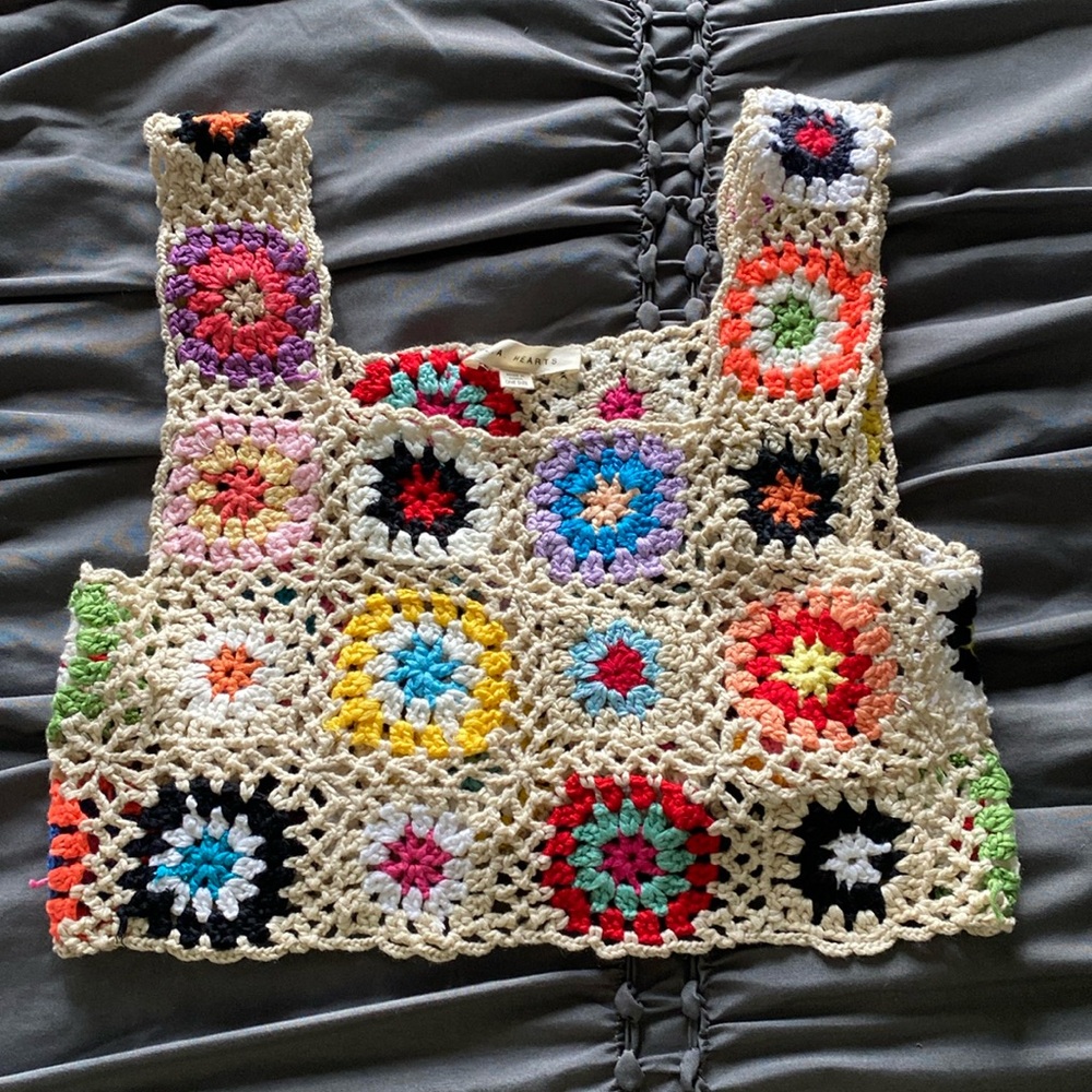 Crochet crop top